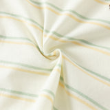 Dave&Bella Toddler Girls/Boys Summer Stylish Pink/Yellow Striped Soft Cotton Daily T-shirts