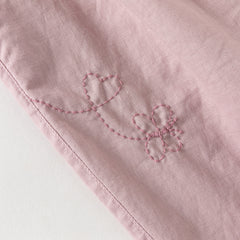 Dave&Bella Summer Toddler Girls Comfortable Purple/Khaki Straight-leg Wide Soft Long Pants