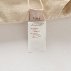 Dave&Bella Summer Toddler Girls Comfortable Purple/Khaki Straight-leg Wide Soft Long Pants