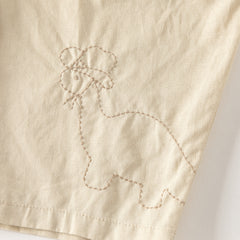 Dave&Bella Summer Toddler Girls Comfortable Purple/Khaki Straight-leg Wide Soft Long Pants