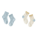 Dave&Bella Children Girls/Boys Summer Versatile Lightweight Short Socks[Pack of 2]