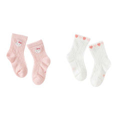 Dave&Bella Children Boys/Girls Summer Soft Lightweight Casual Short Socks[Pack of 2]