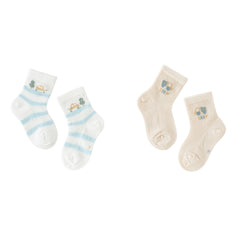 Dave&Bella Children Boys/Girls Summer Soft Lightweight Casual Short Socks[Pack of 2]