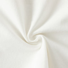 Dave&Bella Toddler Girls Summer White Cartoon Print Mesh Flutter Sleeve Casual T-shirts