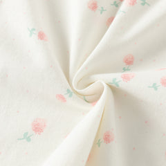 Dave&Bella Summer Toddler Girls Purple/White Doll Collar Breathable Cotton T-shirts