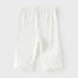 Dave&Bella Toddler Girls Summer Beige/Light Grey Comfortable Slim Versatile Leggings