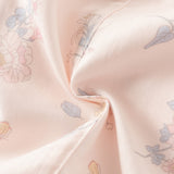 Dave&Bella Summer Toddler Girls Heart Print/Flower Print Straight-leg Casual Pants