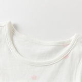 Dave&Bella Toddler Girls Summer Purple Striped/Pink Flower Lightweight Tank Tops