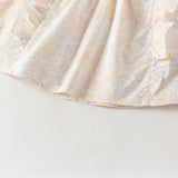 Dave&Bella Summer Toddler Girls Fashion Floral Sleeveless Breathable Top Pant Suits