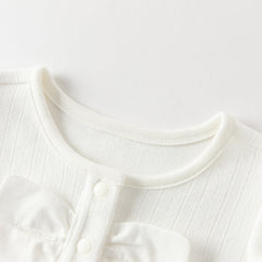 Dave&Bella Baby Girls Summer Adorable Floral Print Comfortable Indoor Rompers