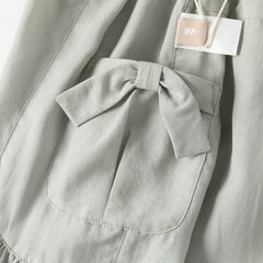 Dave&Bella Summer Toddler Girls Grey Green Comfortable Loose Jogger Pants