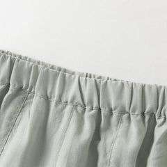 Dave&Bella Summer Toddler Girls Grey Green Comfortable Loose Jogger Pants