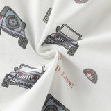Dave&Bella Summer Toddler Boys Sleeveless Car Print Casual Comfortable Tank Tops