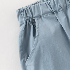 Dave&Bella Summer Kids Boys Elegant Grey Short Sleeve Casual Comfortable Outfit Sets