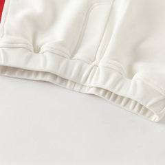 Dave&Bella Toddler Boys Summer Red/Black Polo Collar Outdoor Sports Outfit Sets