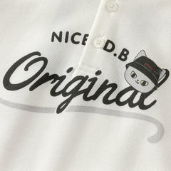 Dave&Bella Toddler Boys Summer Red/Black Polo Collar Outdoor Sports Outfit Sets