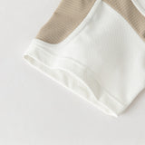 Dave&Bella Summer Kids Boys White/Blue Casual Short Sleeve Stretchable T-shirts
