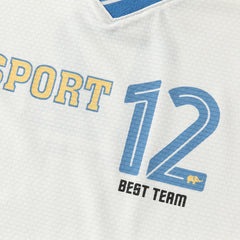 Dave&Bella Summer Kids Boys White/Red Stretchable Sleeveless Outdoor Soccer Outfit Sets