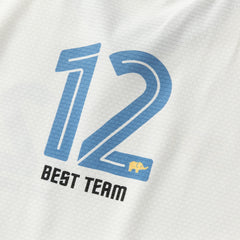 Dave&Bella Summer Kids Boys White/Red Stretchable Sleeveless Outdoor Soccer Outfit Sets