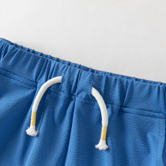 Dave&Bella Summer Kids Boys White/Red Stretchable Sleeveless Outdoor Soccer Outfit Sets