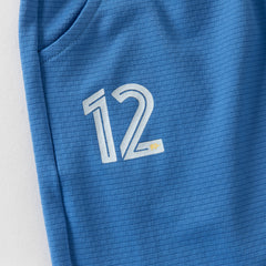 Dave&Bella Summer Kids Boys White/Red Stretchable Sleeveless Outdoor Soccer Outfit Sets