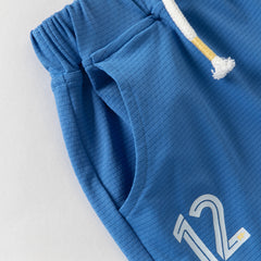 Dave&Bella Summer Kids Boys White/Red Stretchable Sleeveless Outdoor Soccer Outfit Sets