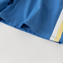 Dave&Bella Summer Kids Boys White/Red Stretchable Sleeveless Outdoor Soccer Outfit Sets