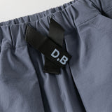 Dave&Bella Summer Kids Boys Grey Blue Comfortable Straight-leg Wide Pants