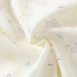 Dave&Bella Toddler Girls Summer Beige Butterfly Print Chinese-style Sleeveless Outfit Sets