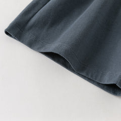 Dave&Bella Summer Toddler Boys Green Map Print Pure Cotton Top Short Sets