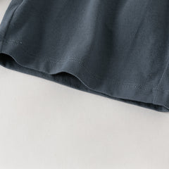 Dave&Bella Summer Toddler Boys Green Map Print Pure Cotton Top Short Sets