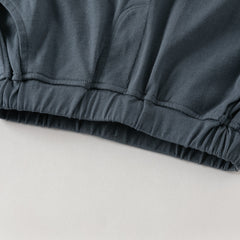 Dave&Bella Summer Toddler Boys Green Map Print Pure Cotton Top Short Sets