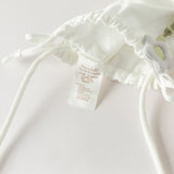 Dave&Bella Summer Toddler Girls White Chinese Style Party A-line Dress(wallet bag)
