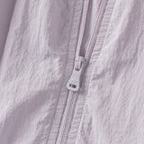 Dave&Bella Summer Toddler Girls Purple Hooded Lightweight Cape-style Sunscreen Jackets