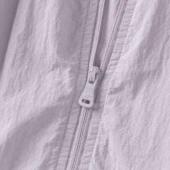 Dave&Bella Summer Toddler Girls Purple Hooded Lightweight Cape-style Sunscreen Jackets