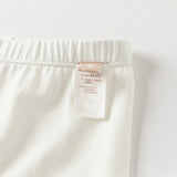 Dave&Bella Toddler Girls Summer Versatile Beige/Purple Stretchable Soft Pants