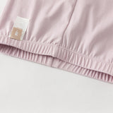 Dave&Bella Toddler Girls Summer Versatile Beige/Purple Stretchable Soft Pants