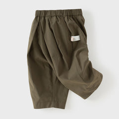 Dave&Bella Toddler Girls/Boys Summer Multi-color Straight-leg Wide Versatile Pants