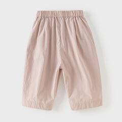 Dave&Bella Toddler Girls/Boys Summer Multi-color Straight-leg Wide Versatile Pants