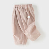 Dave&Bella Toddler Girls/Boys Summer Multi-color Straight-leg Wide Versatile Pants