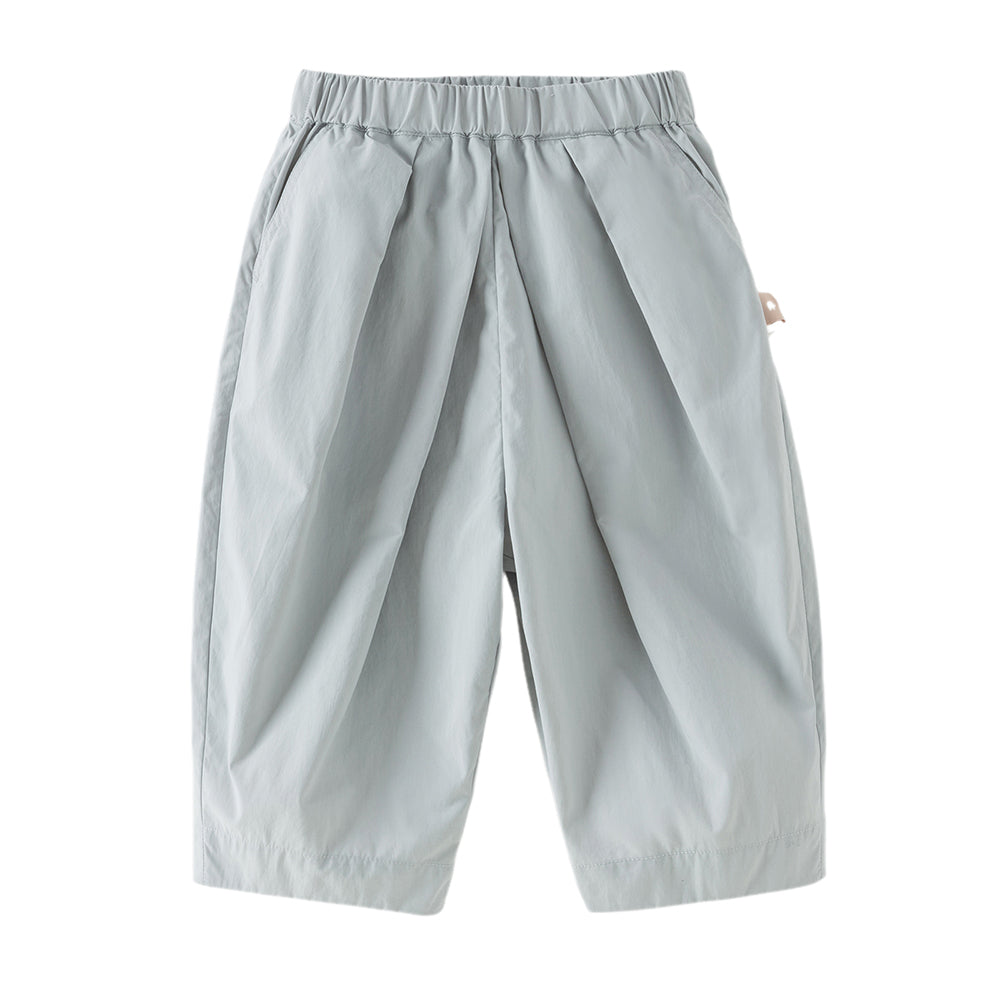 Dave&Bella Toddler Girls/Boys Summer Multi-color Straight-leg Wide Versatile Pants