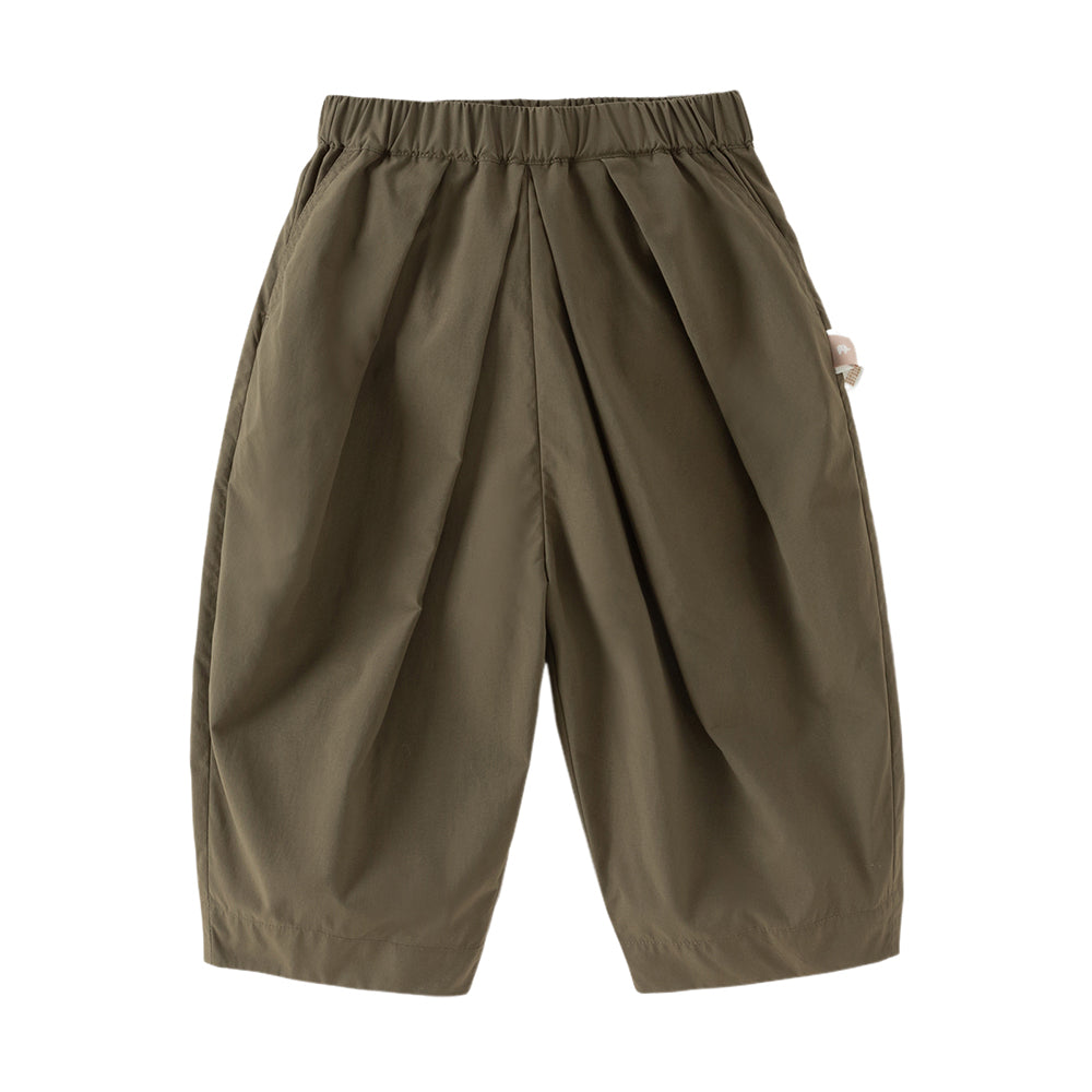 Dave&Bella Toddler Girls/Boys Summer Multi-color Straight-leg Wide Versatile Pants