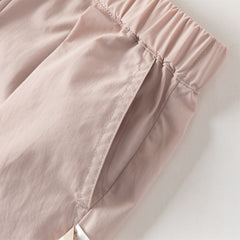 Dave&Bella Toddler Girls/Boys Summer Multi-color Straight-leg Wide Versatile Pants