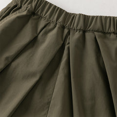 Dave&Bella Toddler Girls/Boys Summer Multi-color Straight-leg Wide Versatile Pants