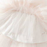 Dave&Bella Girls Summer Sweet Pink A-line Fluffy Tulle Party Princess Dress
