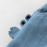 Dave&Bella Toddler Boys Summer Fashion Denim Blue Loose Comfortable Jeans