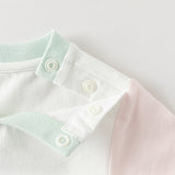 Dave&Bella Toddler Girls Summer Adorable Pink/White Short Sleeve Cotton Casual T-shirts