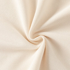 Dave&Bella Summer Toddler Girls Beige Polo Collar Cute Rabbit Stretchable A-line Dress