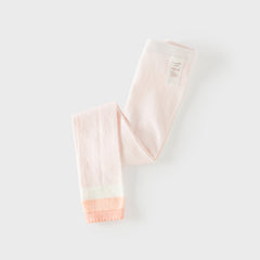 Dave&Bella Summer Kids Girls Cute Beige/Pink Lightweight Slim Footless Tights Leggings