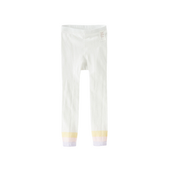 Dave&Bella Summer Kids Girls Cute Beige/Pink Lightweight Slim Footless Tights Leggings